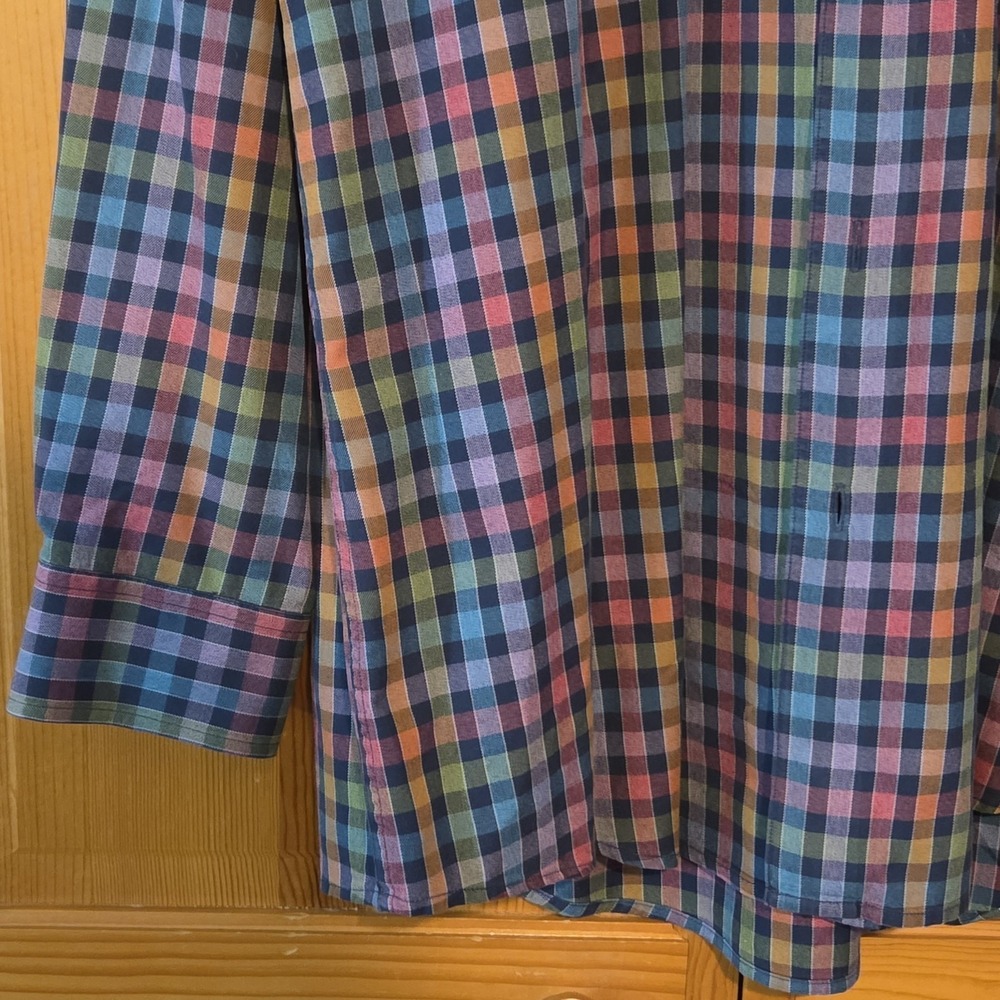 ORVIS Men's Shirt Long Sleeve 100% Cotton Plaid India Button Front - Picture 6 of 8